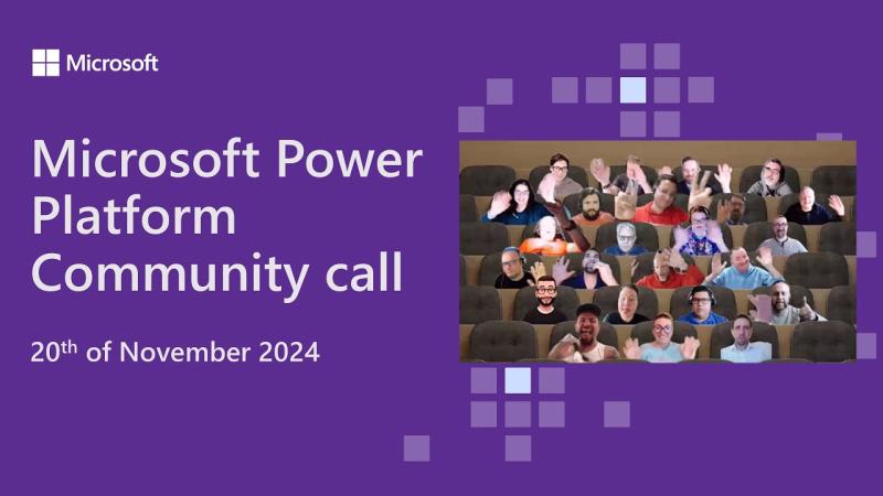 Microsoft Power Platform Community call